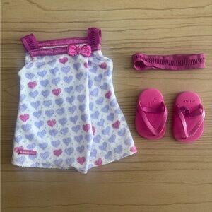 American Girl Spa Wrap Set